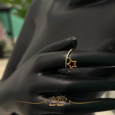 انگشتر رینگ با آویز ستاره